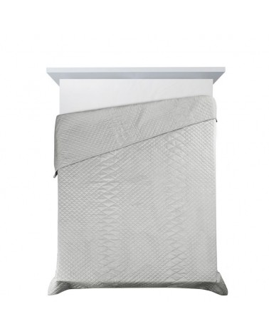 Narzuta velvet 170x210 Luiz 3 srebrna