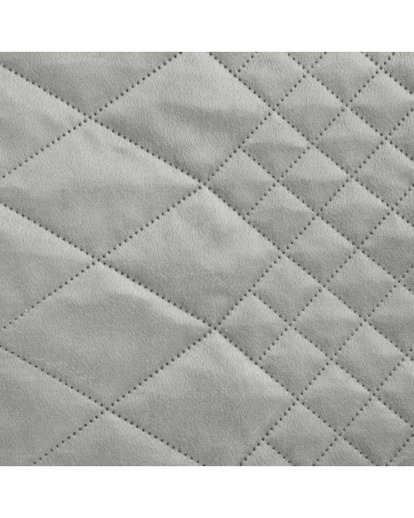 Narzuta velvet 170x210 Luiz 3 srebrna