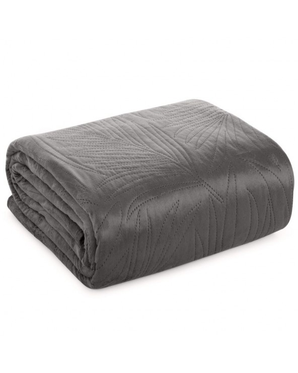 Narzuta velvet 200x220 Luiz 4 grafitowa