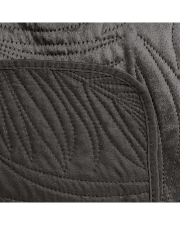 Narzuta velvet 220x240 Luiz 4 grafitowa