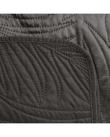 Narzuta velvet 220x240 Luiz 4 grafitowa