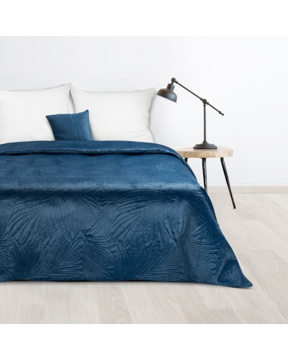 Narzuta velvet 220x240 Luiz 4 granatowa