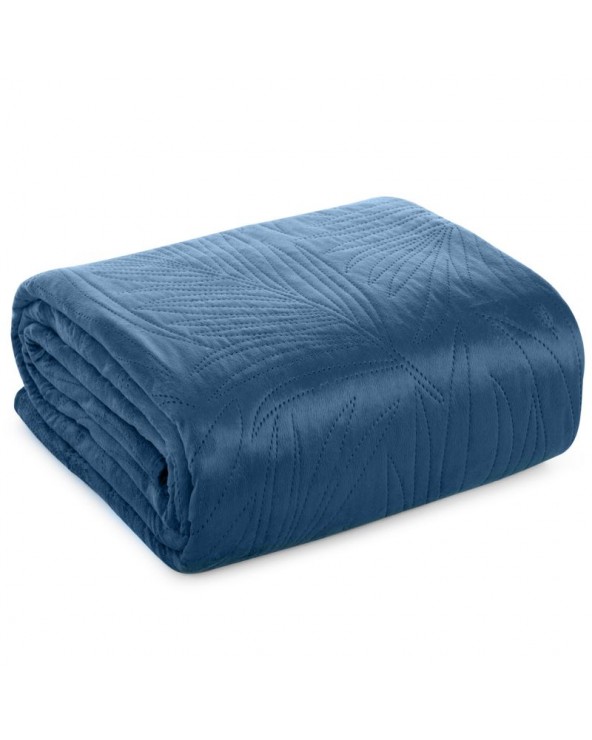 Narzuta velvet 220x240 Luiz 4 granatowa