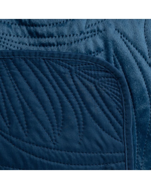 Narzuta velvet 220x240 Luiz 4 granatowa