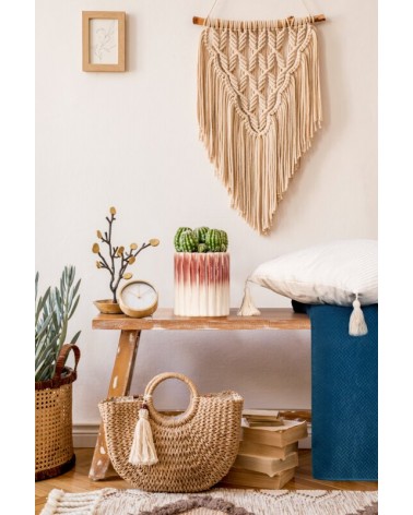 Narzuta velvet 220x240 Luiz 4 granatowa