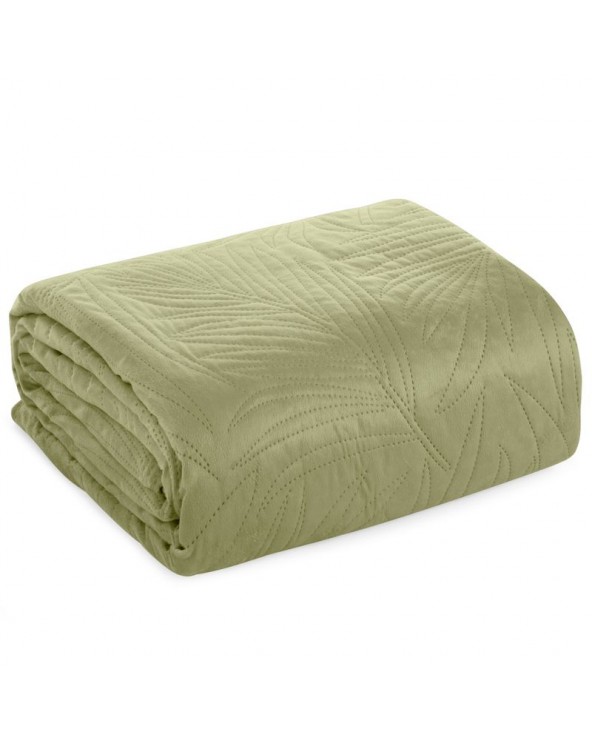 Narzuta velvet 200x220 Luiz 4 jasnozielona