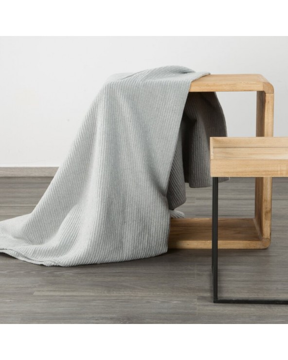 Koc bawełna 150x200 Amber srebrny