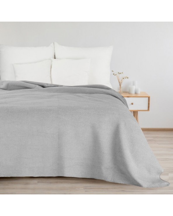 Koc bawełna 150x200 Amber srebrny