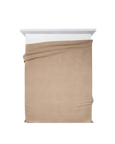 Koc bawełna 180x220 Amber beżowy 