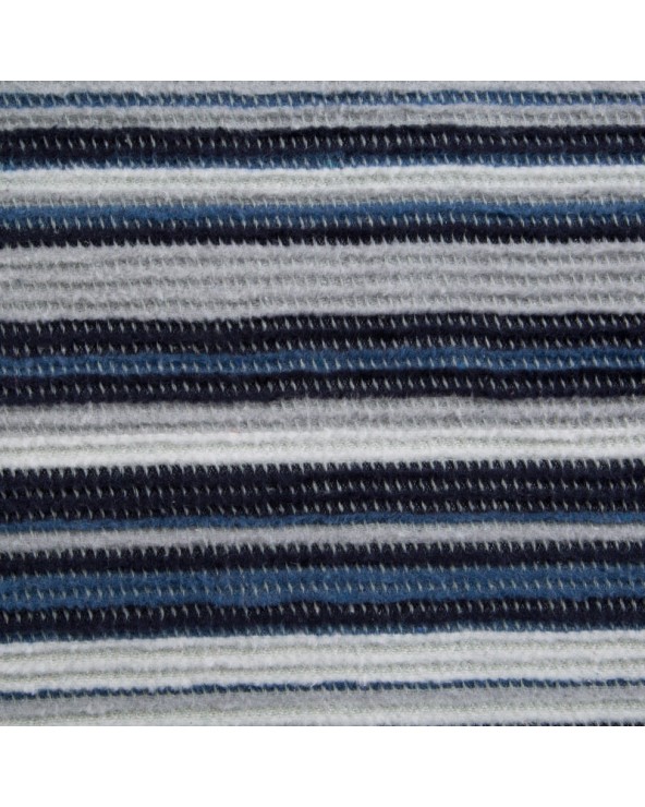 Koc bawełna 200x220 Amber 1 granatowy/srebrny