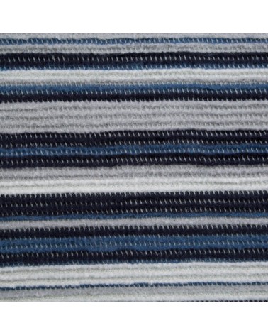 Koc bawełna 200x220 Amber 1 granatowy/srebrny