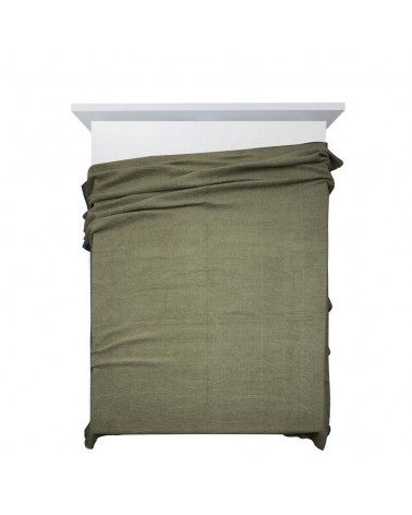 Koc bawełna 150x200 Amber oliwkowy