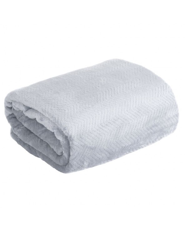 Koc pluszowy 150x200 Cindy 5 srebrny