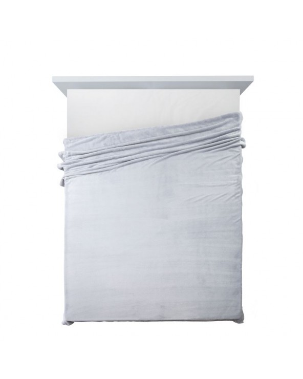 Koc pluszowy 150x200 Cindy 5 srebrny