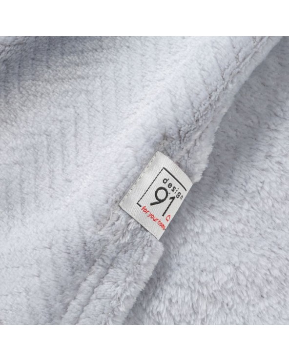 Koc pluszowy 150x200 Cindy 5 srebrny