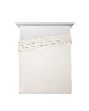 Koc pluszowy 200x220 Cindy 5 kremowy