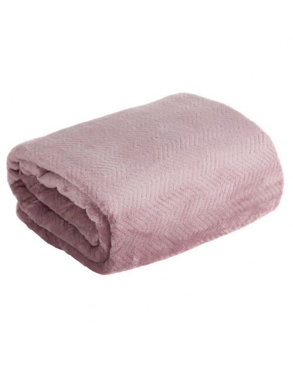 Koc pluszowy 200x220 Cindy 5 wrzosowy