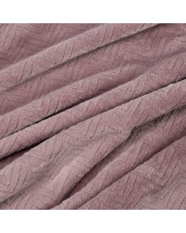 Koc pluszowy 200x220 Cindy 5 wrzosowy