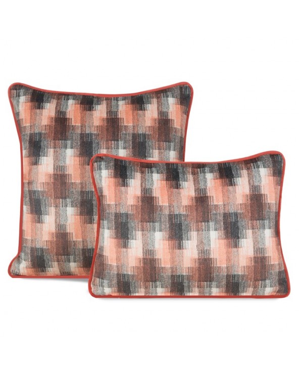 Poszewka velvet 45x45 Babel 1 pomarańczowa