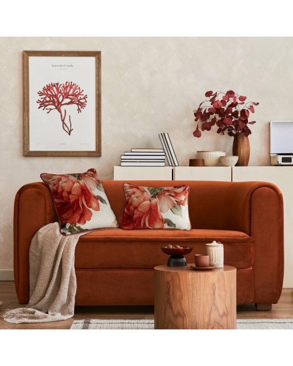 Poszewka velvet 45x45 Babel 1 pomarańczowa