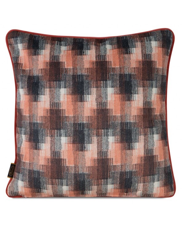 Poszewka velvet 45x45 Babel 2 ciemnoróżowa 