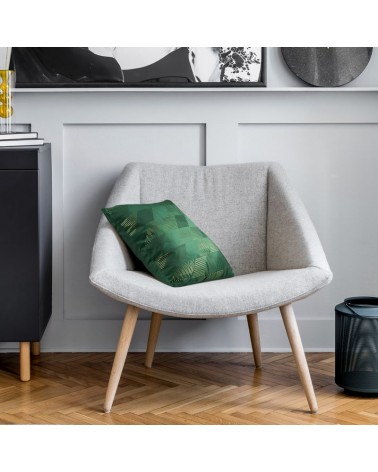 Poszewka velvet 45x45 Blink 4B ciemnozielona 