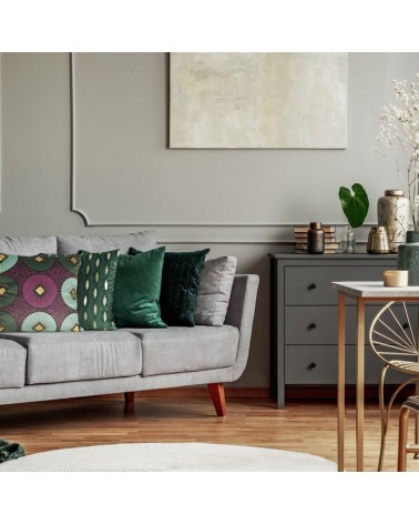 Poszewka velvet 45x45 Blink 5A beżowa/złota 