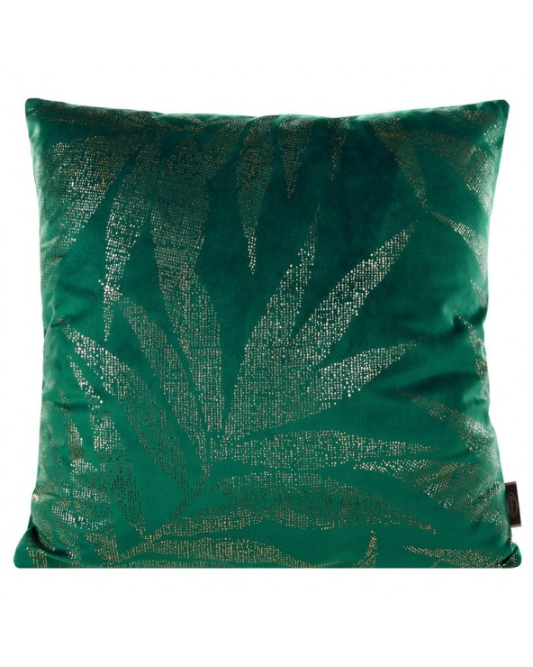 Poszewka velvet 45x45 Blink 9B ziemnozielona/złota 