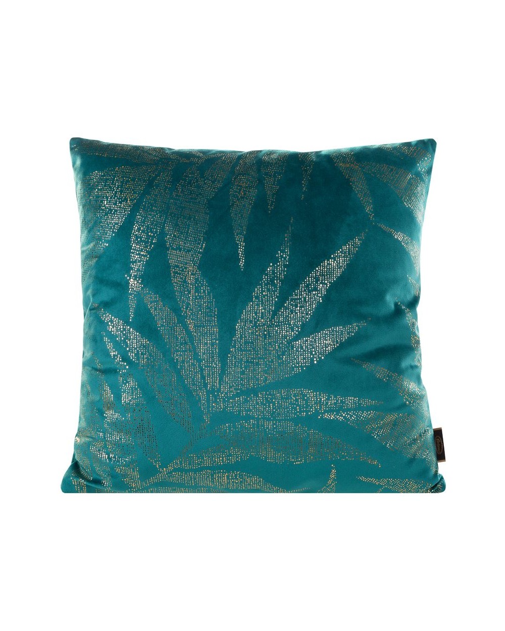 Poszewka velvet 45x45 Blink 9E turkusowa/złota
