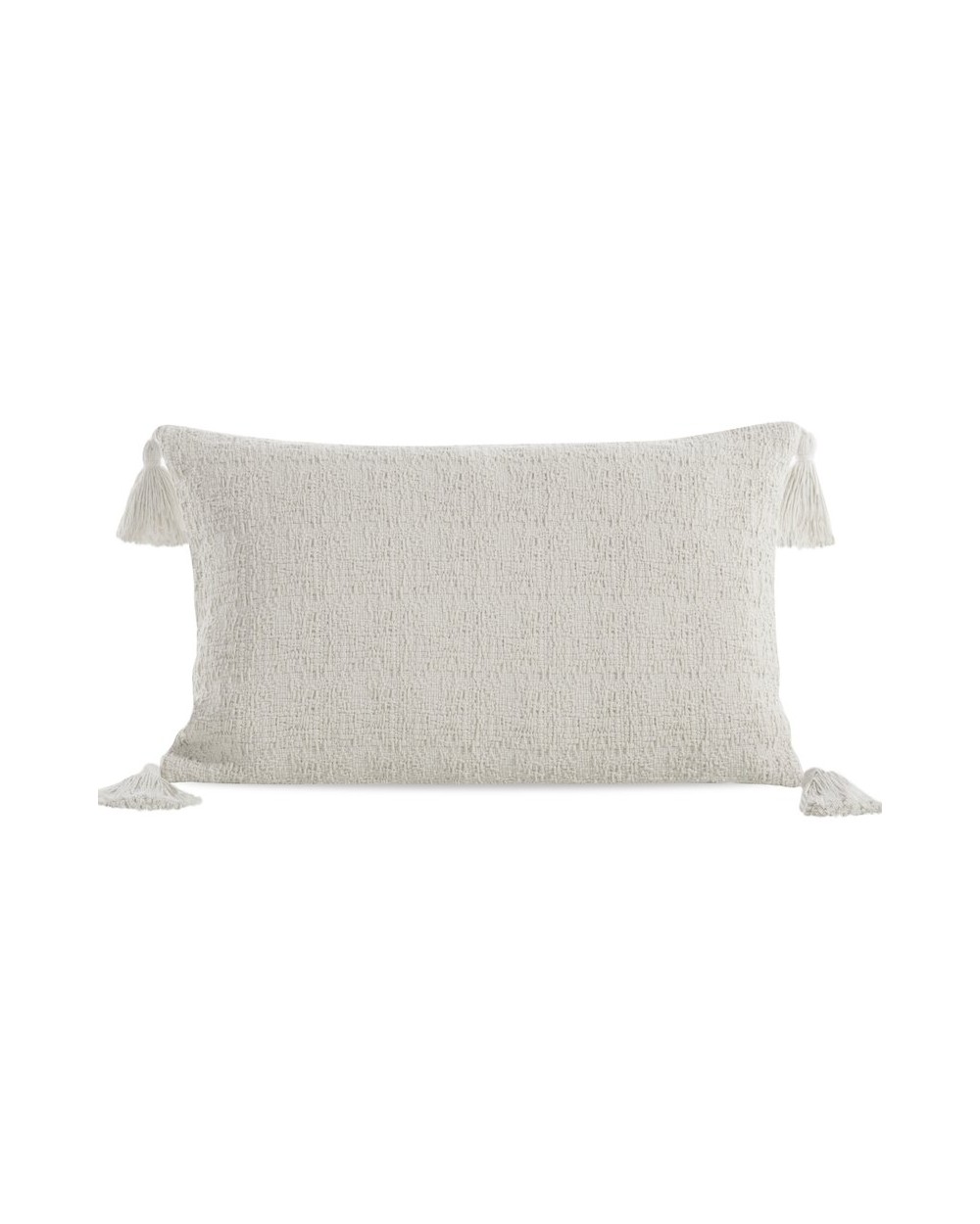 Poszewka płócienna 30x50 Boho 7 kremowa