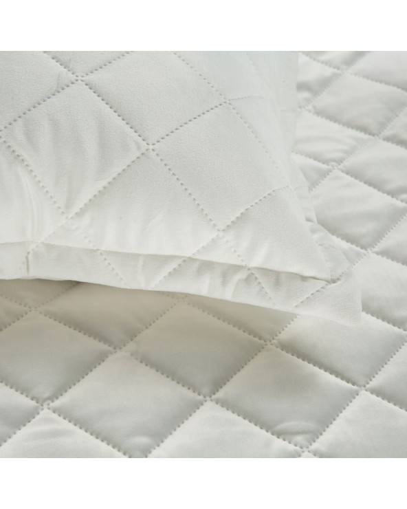 Poszewka velvet 45x45 Kristin 1 biała