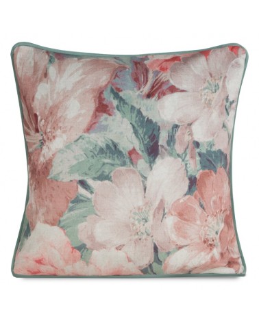 Poszewka velvet 45x45 Love ciemnoróżowa 