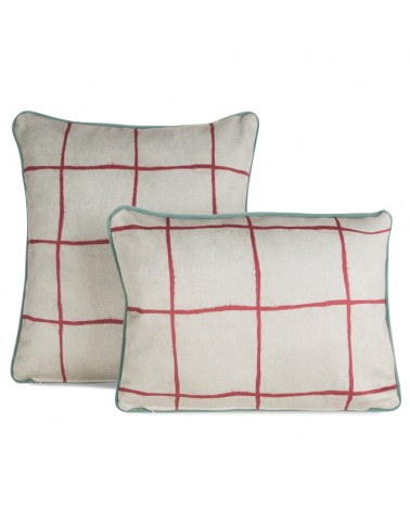 Poszewka velvet 45x45 Love ciemnoróżowa 