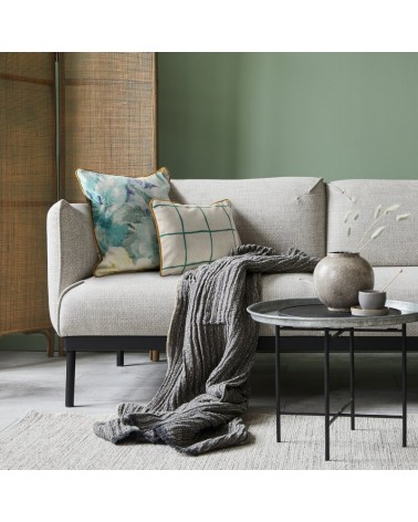 Poszewka velvet 45x45 Love turkusowa