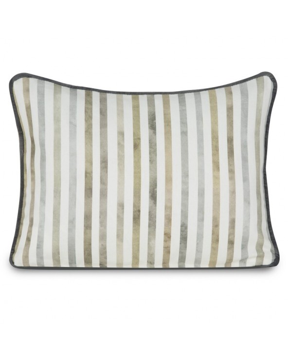 Poduszka bawełna 45x30 Palm kremowa/popielata 