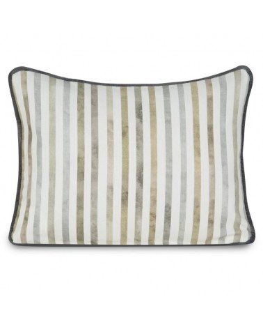 Poduszka bawełna 45x30 Palm kremowa/popielata 