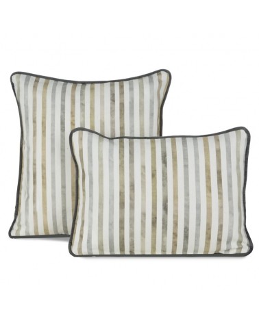 Poduszka bawełna 45x30 Palm kremowa/popielata 