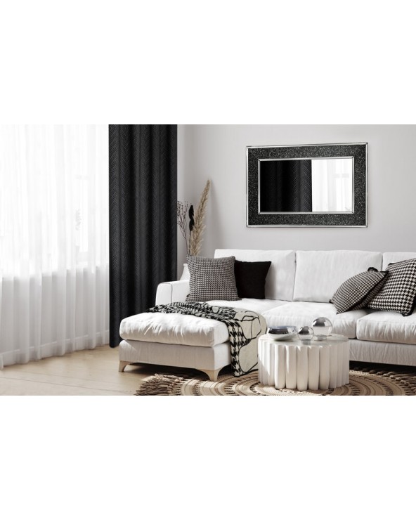 Poszewka 45x45 Pepitka czarna/biała