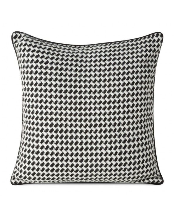 Poszewka 45x45 Pepitka 1 czarna/biała