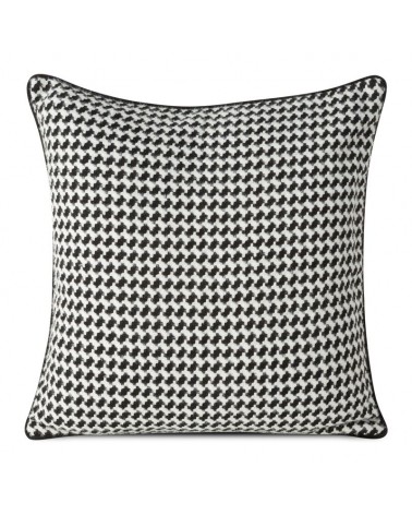 Poszewka 45x45 Pepitka 1 czarna/biała