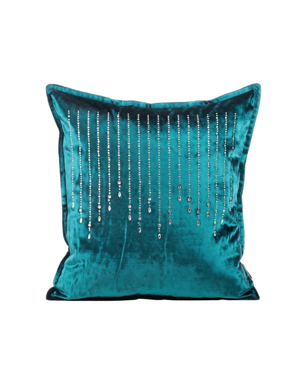 Poszewka velvet 45x45 Royal 1 ciemnoturkusowa