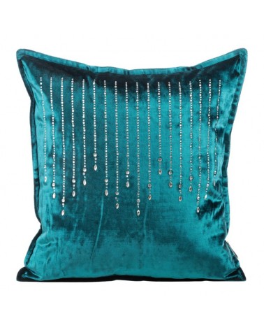 Poszewka velvet 45x45 Royal 1 ciemnoturkusowa