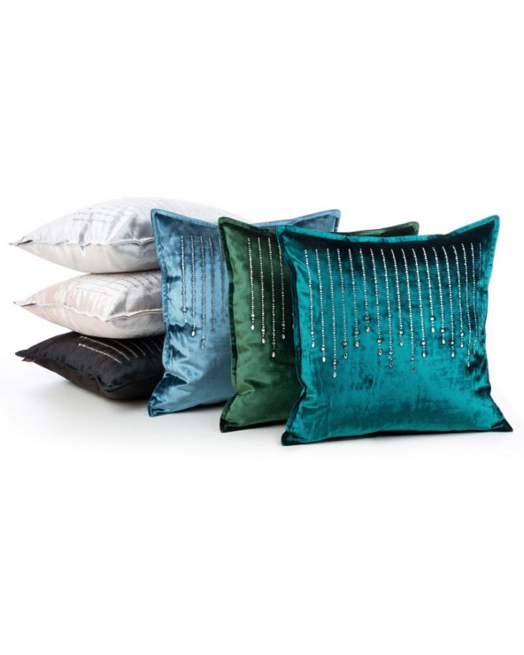 Poszewka velvet 45x45 Royal 1 ciemnoturkusowa