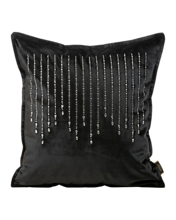 Poszewka velvet 45x45 Royal 1 czarna