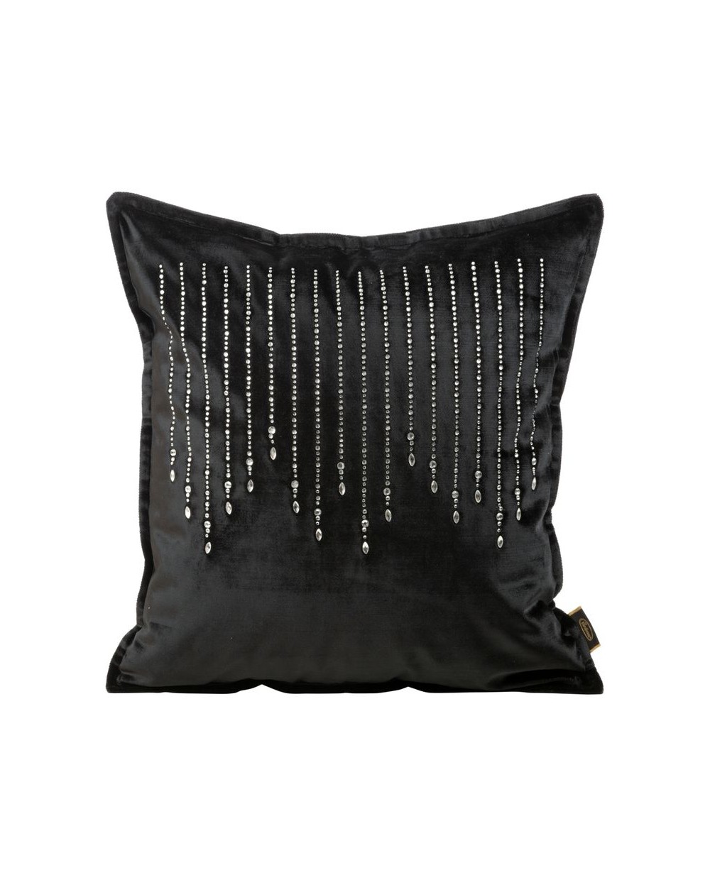 Poszewka velvet 45x45 Royal 1 czarna