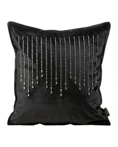 Poszewka velvet 45x45 Royal 1 czarna