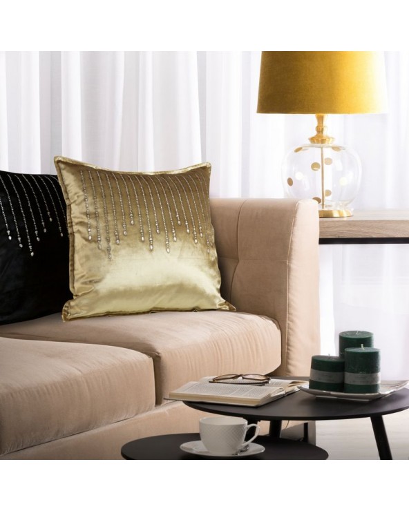 Poszewka velvet 45x45 Royal 1 czarna