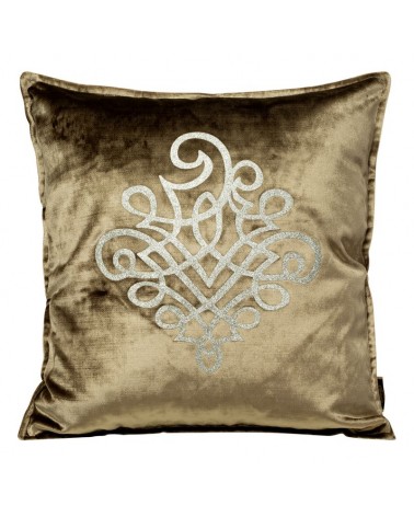 Poszewka velvet 45x45 Royal 3 ciemnobeżowa 