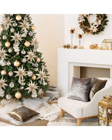 Poszewka velvet 45x45 Royal 3 ciemnobeżowa 