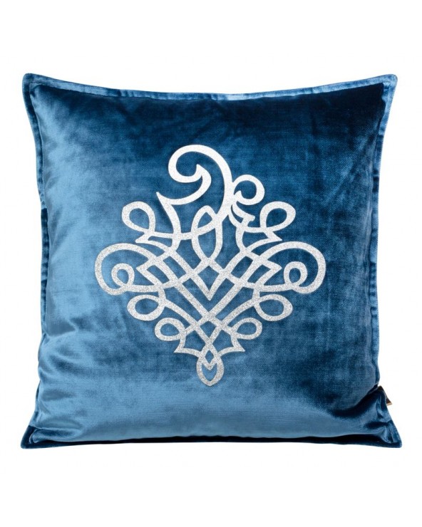 Poszewka velvet 45x45 Royal 3 niebieska